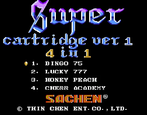 [FC]游戏合卡1超级4合1亚洲版合卡