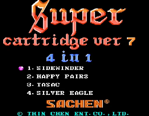 [FC]游戏合卡7超级4合1亚洲版合卡