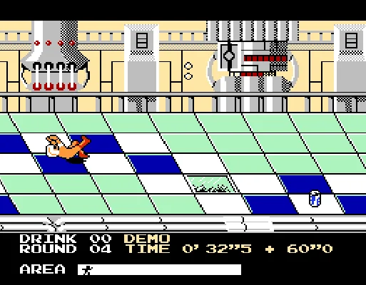 [FC]地下铁大暴走日版动作