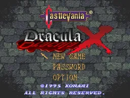 [SFC]恶魔城X血之轮回