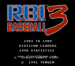 [NES]RBI棒球3
